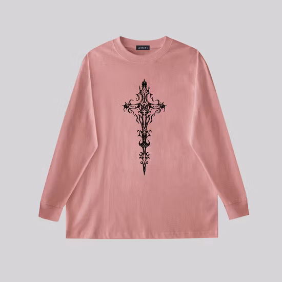 Long Sleeve T-Shirt Long T Shirt Luxury T Shirt