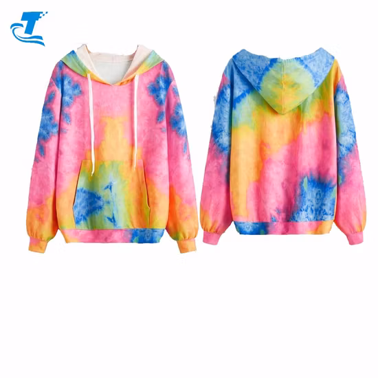 Summer&Spring Sublimation Print Custom Cotton Terry Women Hoodies Sweatershirt
