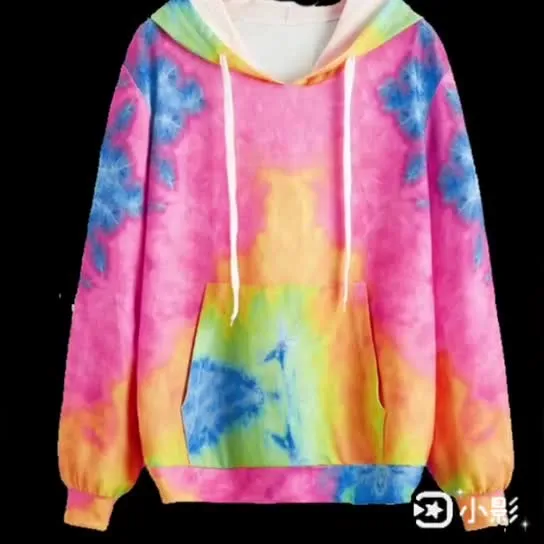 Summer&Spring Sublimation Print Custom Cotton Terry Women Hoodies Sweatershirt