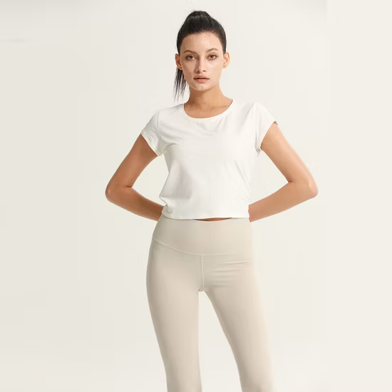 Women Essential Long-Sleeve Lightweight Crew Neck Sweater Shirts