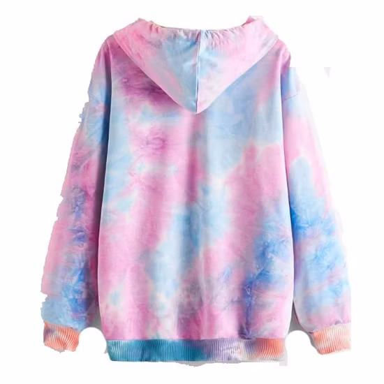 Summer&Spring Sublimation Print Custom Cotton Terry Women Hoodies Sweatershirt